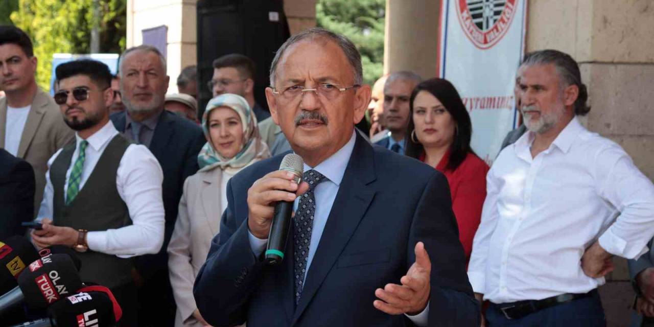 Bakan Özhaseki: “sene Sonuna Kadar 311 Bin Kalıcı Konut Tamamlanacak”
