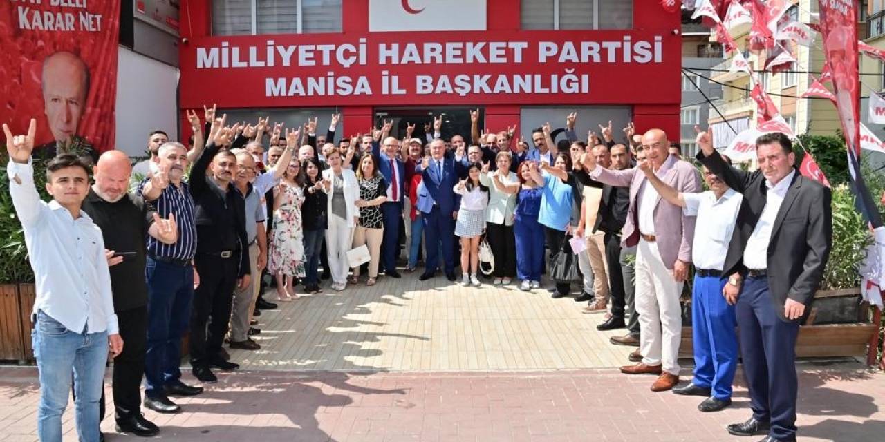 Başkan Ergün, Mhp İl Teşkilatı İle Bayramlaştı