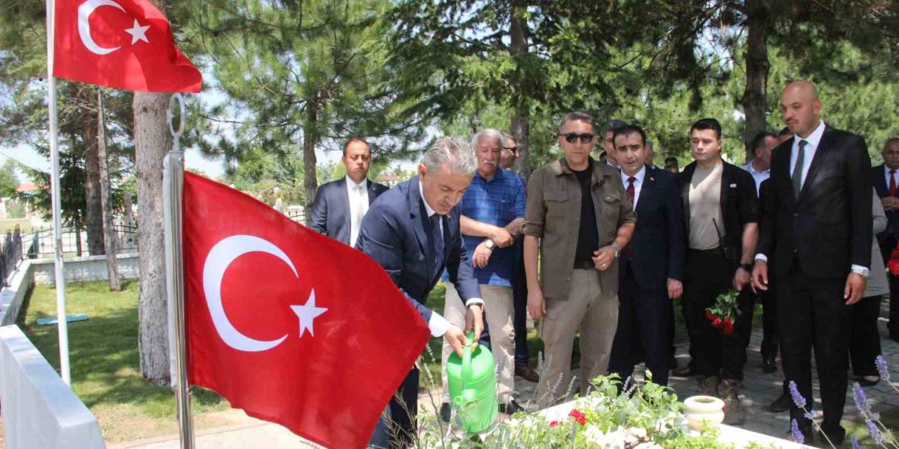 Karaman’da Şehitlik Ziyareti