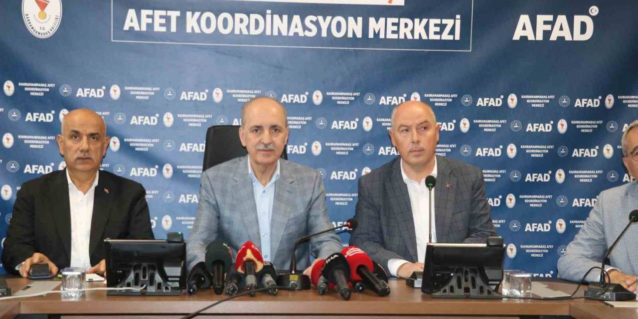 Tbmm Başkanı Kurtulmuş: "depremin Yaralarını Çok Daha Güçlü Bir Şekilde Sararak Yolumuza Devam Edeceğiz"