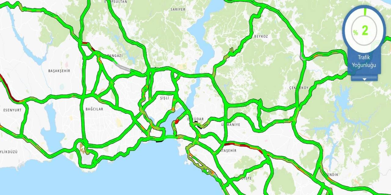 İstanbul’da Kurban Bayramı’nın İlk Gününde Yollar Boş Kaldı