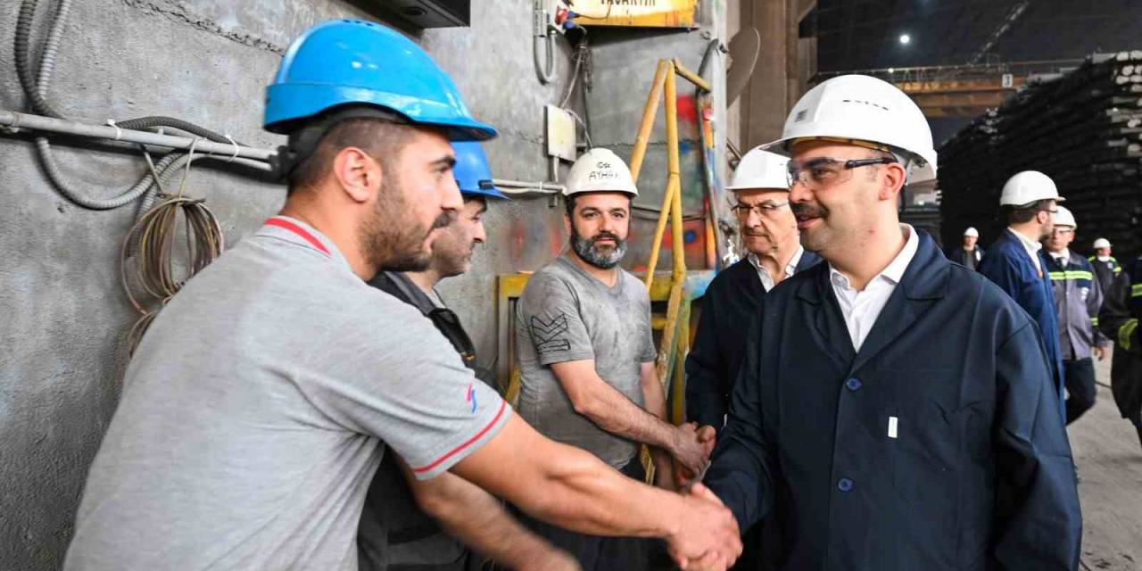 Bakan Kacır’dan Sanayi Tesislerine Bayram Ziyareti
