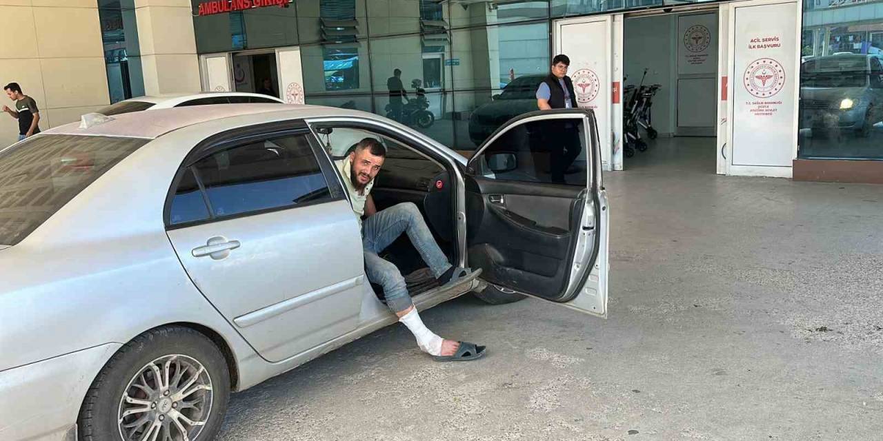 Kaçan Koçu Yakalamaya Çalışınca Yaralandı