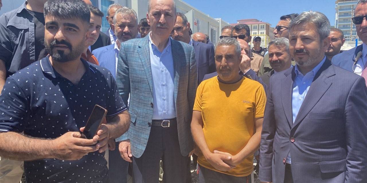 Tbmm Başkanı Numan Kurtulmuş, Depremzedelerle Bir Araya Geldi