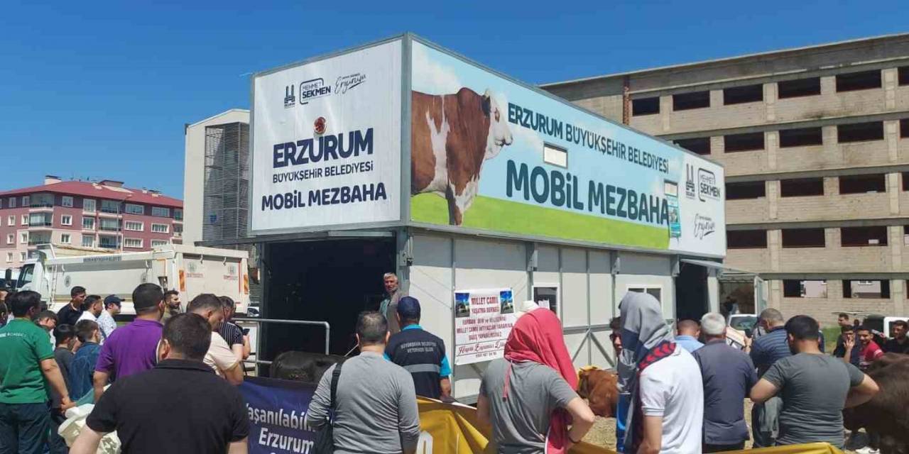 Mobil Kurban Kesim Yerleri Rağbet Gördü