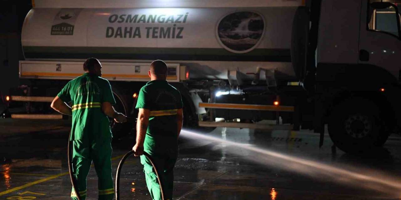 Kurban Kesim Alanlarında Aralıksız Temizlik