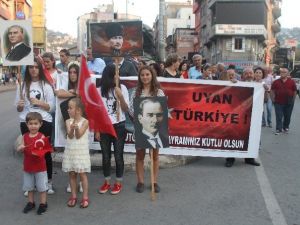 Zonguldak’ta Teröre Lanet Yürüyüşü