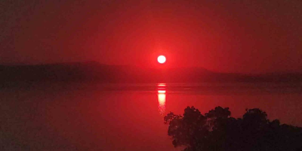 Van Gölü Manzaralı Eşsiz Günbatımı