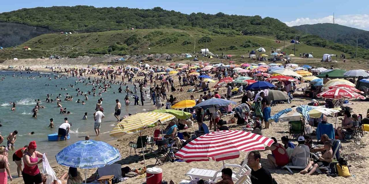 Kırklareli Plajlarında Bayram Tatili Yoğunluğu