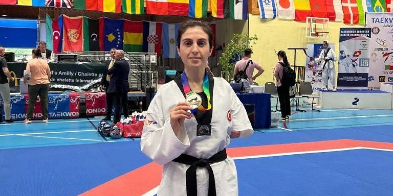 Milli Para Tekvandocu Nurcihan Ekinci, Avrupa İkincisi Oldu