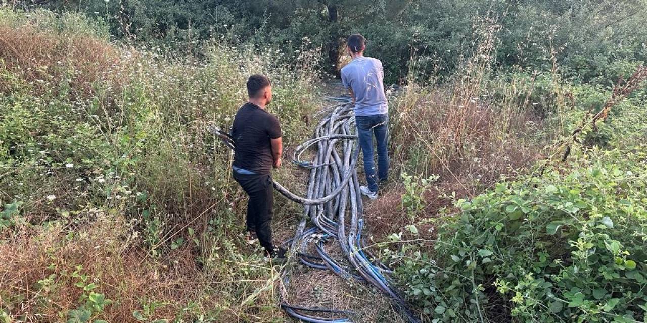 Çanakkale’de 1 Milyon 700 Bin Tl Değerinde Yeraltı Elektrik Kablosunu Çalan 2 Şüpheli Yakalandı