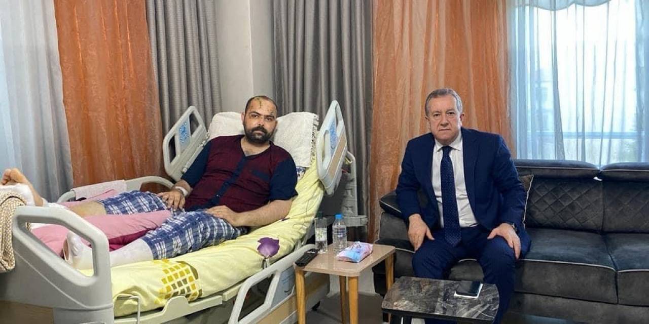 Mhp Genel Balkan Yardımcısı Durmaz Kaza Geçiren Başkan Kavakligil’i Evinde Ziyaret Etti