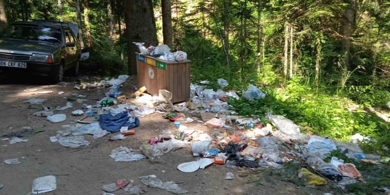 Tabiat Parkı Çöplüğe Döndü