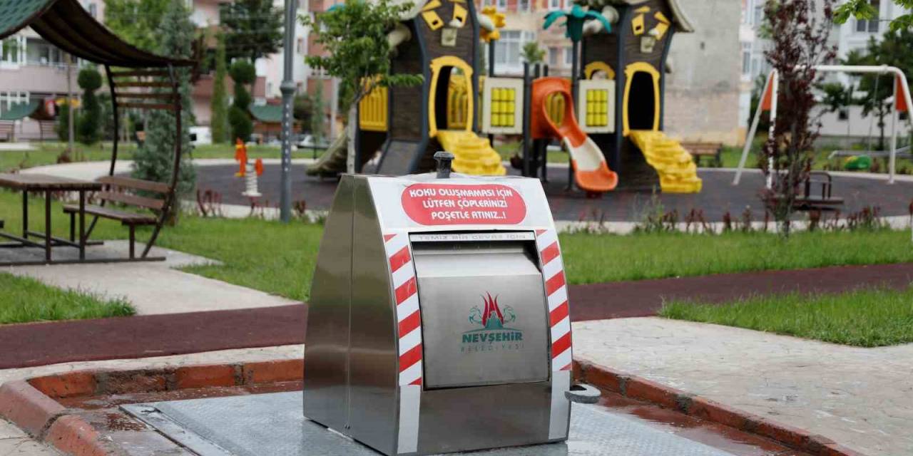 Nevşehir’de Çöp Konteynerleri Dezenfekte Ediliyor