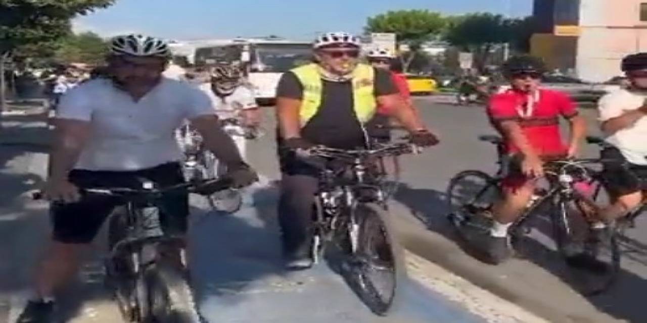 Bisikletliler Tepkilerini Böyle Gösterdi