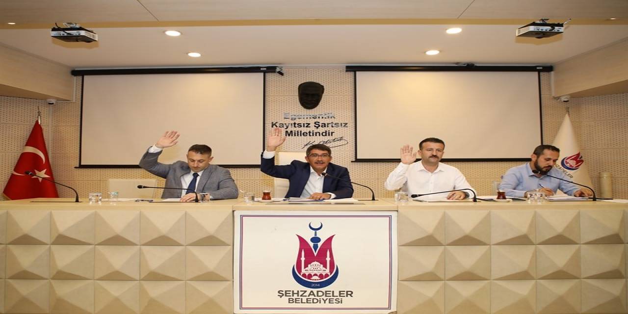 Şehzadeler Belediyesi Temmuz Ayı Meclis Toplantısı Yapıldı