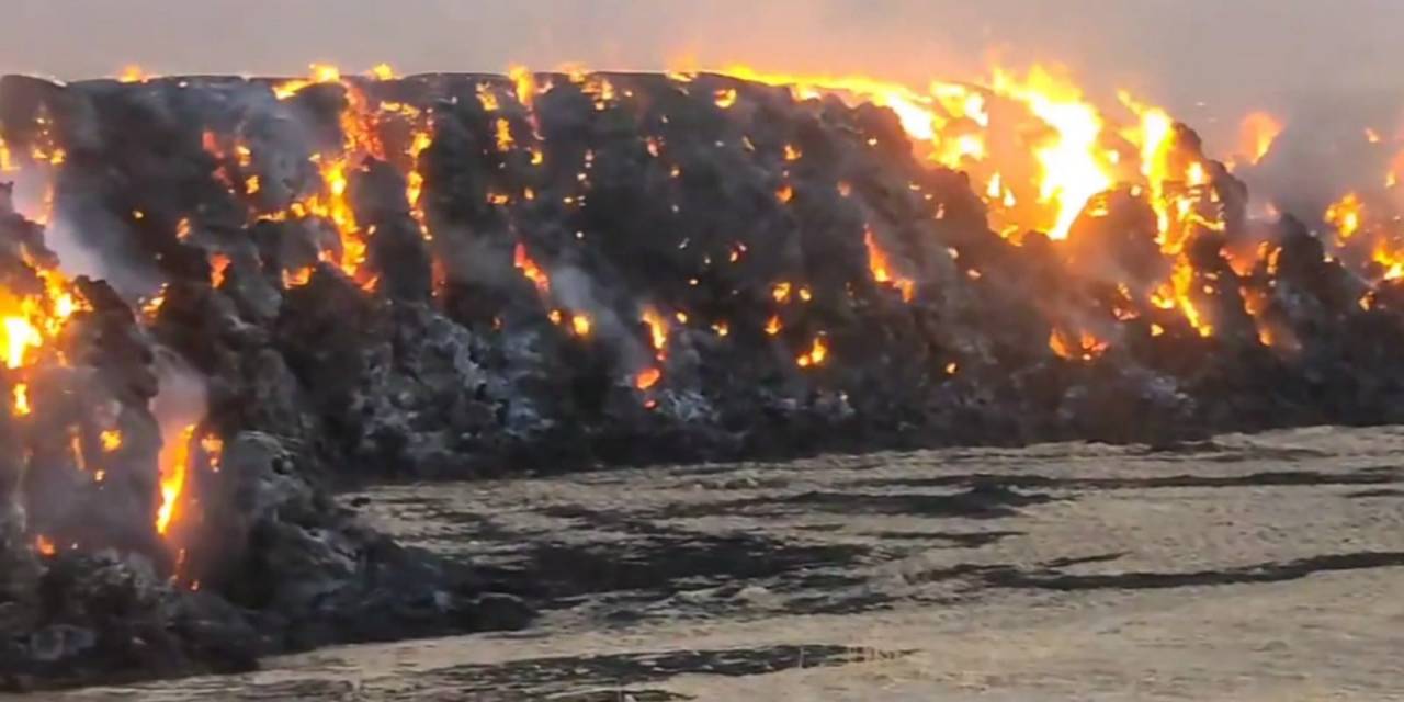 Şanlıurfa’da 5 Bin Ton Saman Kül Oldu