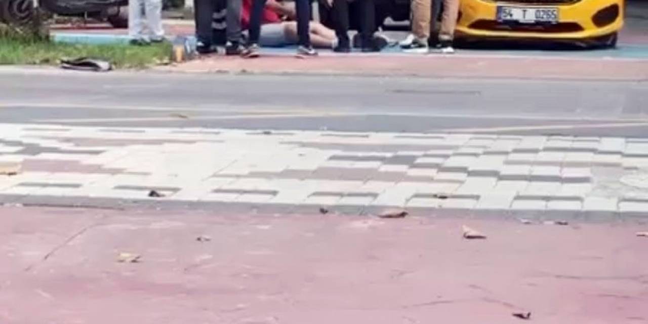 Ticari Taksi İle Çarpışan Motosikletteki Kurye Yaralandı