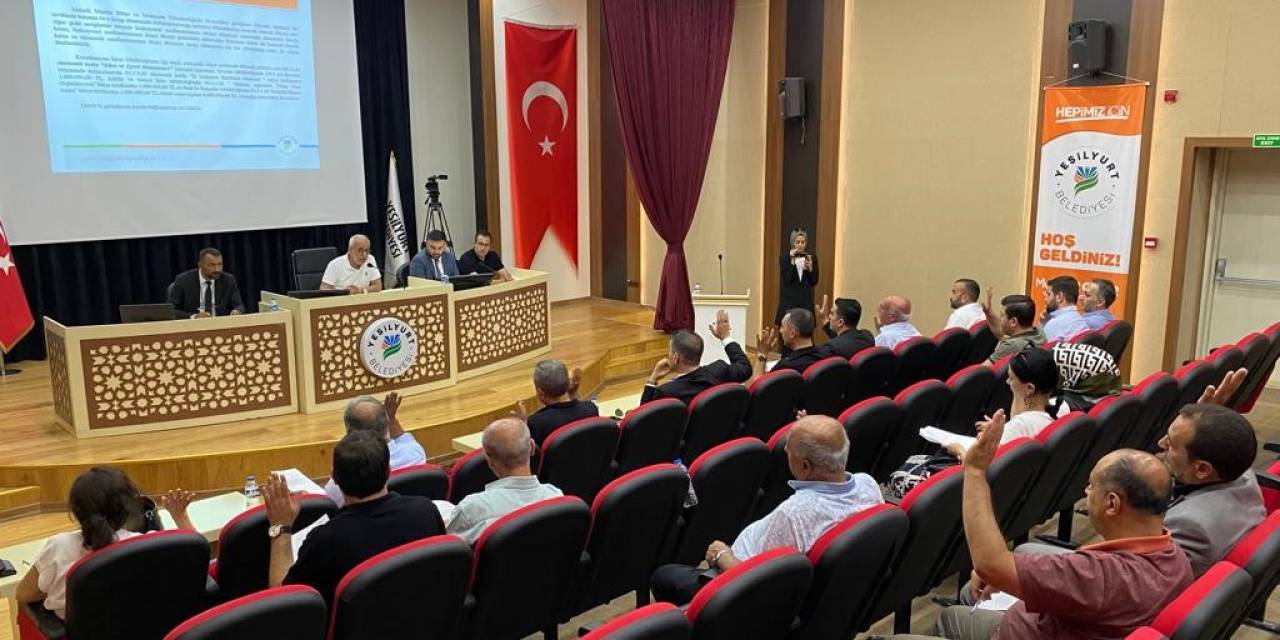 Yeşilyurt Belediye Meclisi Temmuz Ayı Toplantısını Yaptı