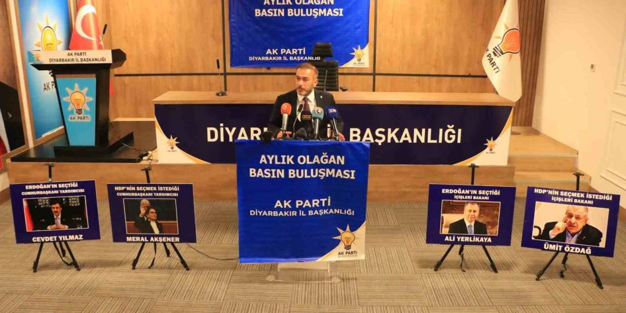 Ak Parti İl Başkanı Aydın’dan Hdp’ye Sert Eleştiri