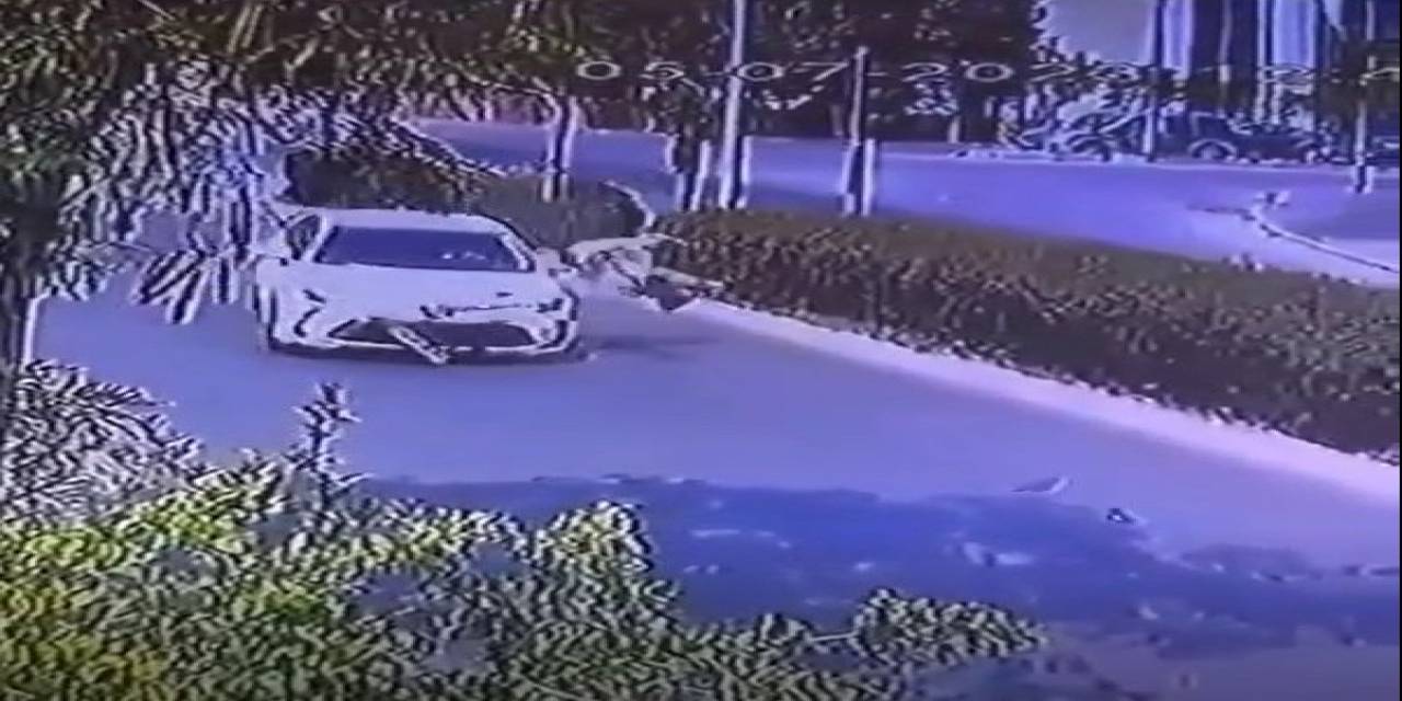 Yayaya Çarptı, Arkasına Bile Bakmadı: Kaza Anı Güvenlik Kameralarına Yansıdı