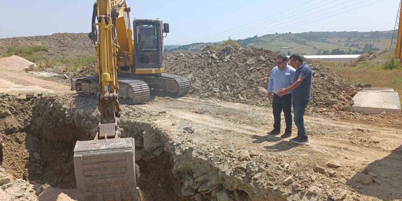 Porsab’daki Alt Yapı Çalışmaları İncelendi