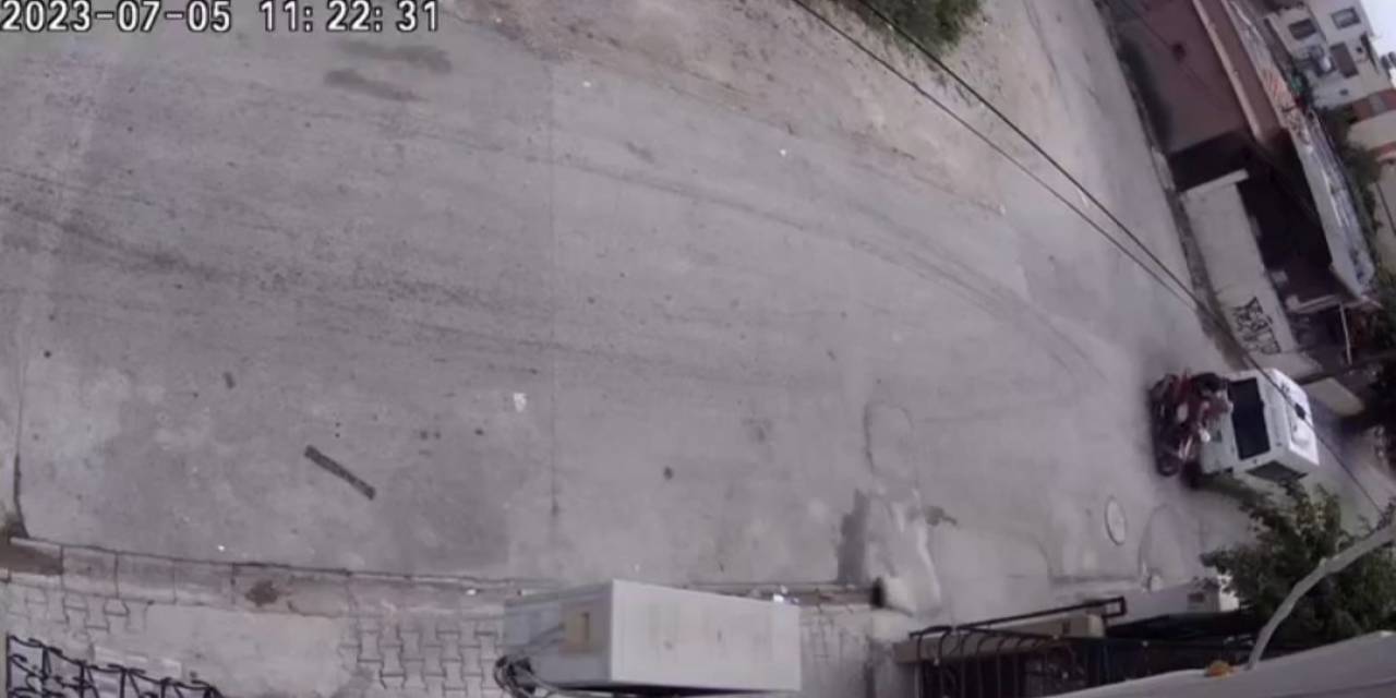 İki Farklı Kaza Anı Güvenlik Kamerasına Yansıdı