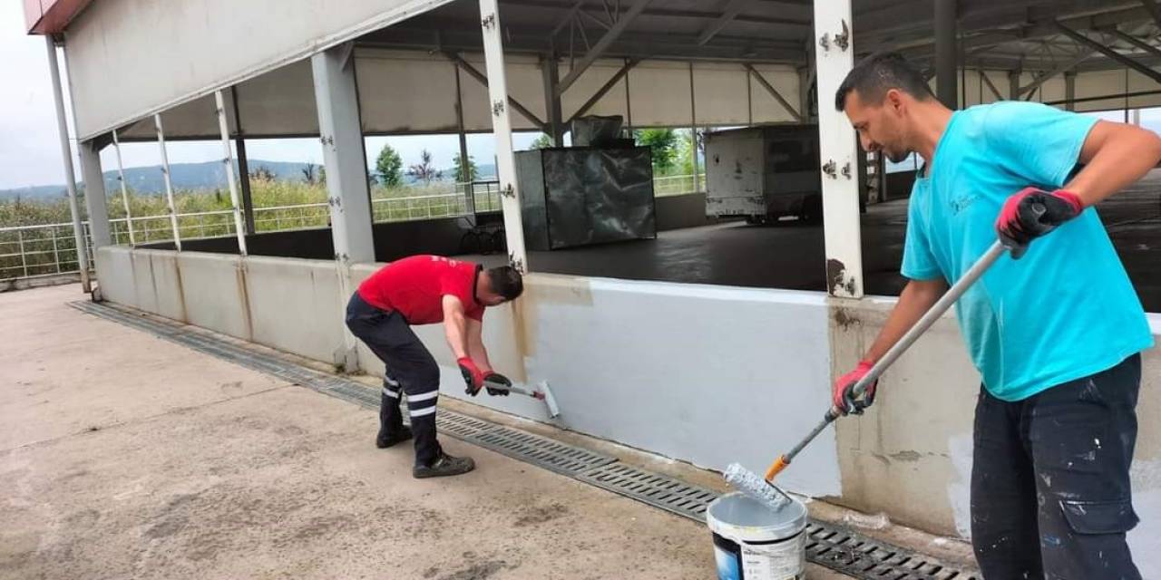 Ayazma Kapalı Pazarı’na Bakım Çalışması
