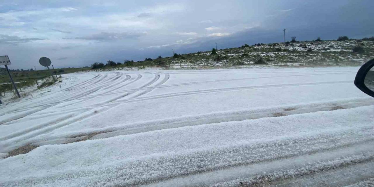 Bolu’da Dolu Yağışı