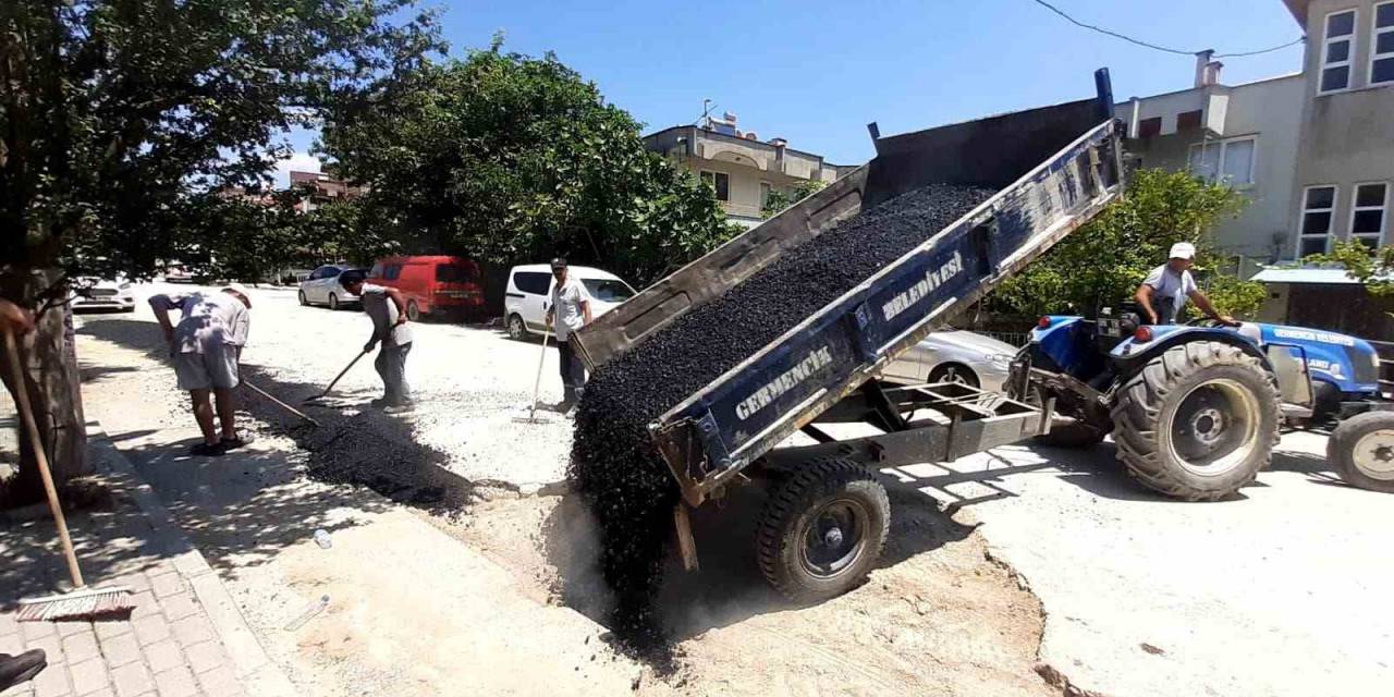 Germencik Belediyesi Yol Yapım Çalışmalarına Hız Verdi