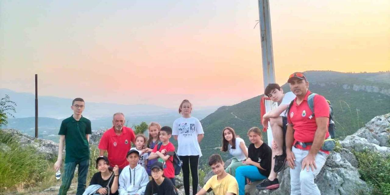Küçük Dağcılar Uygulamalı Eğitimde Performanslarını Gösterdiler