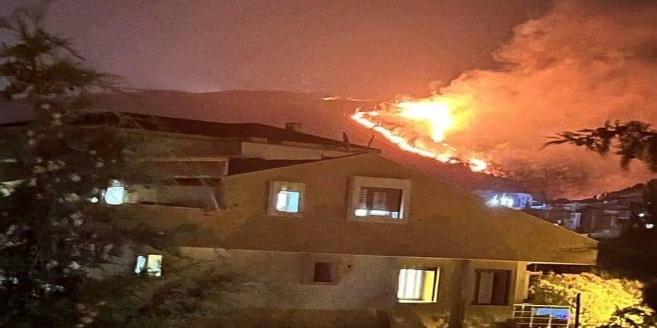 İzmir’de Makilik Alanda Korkutan Yangın