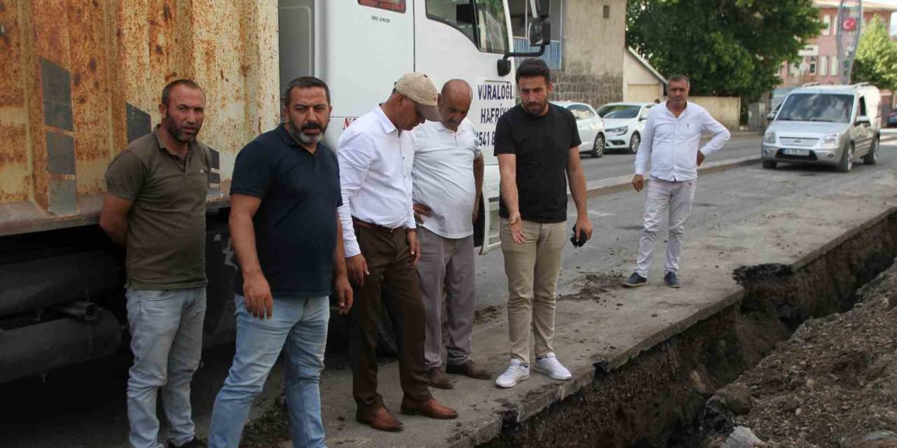 Malazgirt’te Doğalgaz Çalışmalarına Devam Ediyor