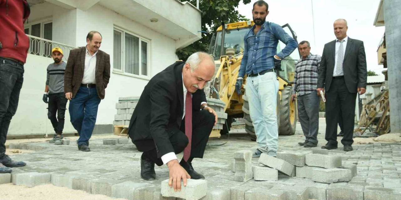 Yenişehir’e 500 Bin Metre Parke Taşı Yapıldı