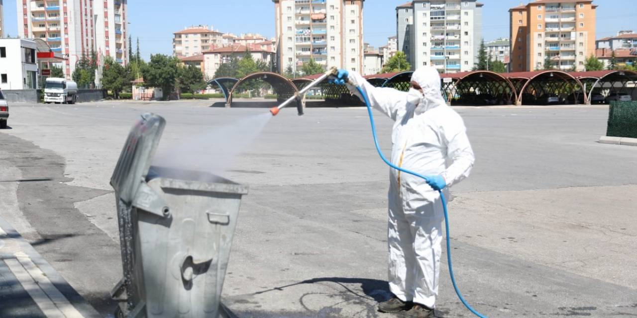 Melikgazi Her Mahallede 7 Gün İlaçlama Yapıyor