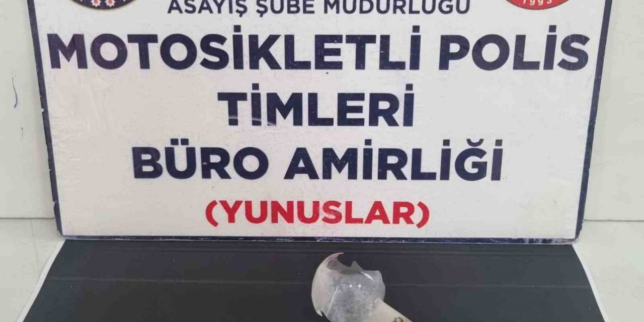Kütahya’da Üzerinde Uyuşturucu Bulunan Şahsın Motosikleti Çalıntı Çıktı