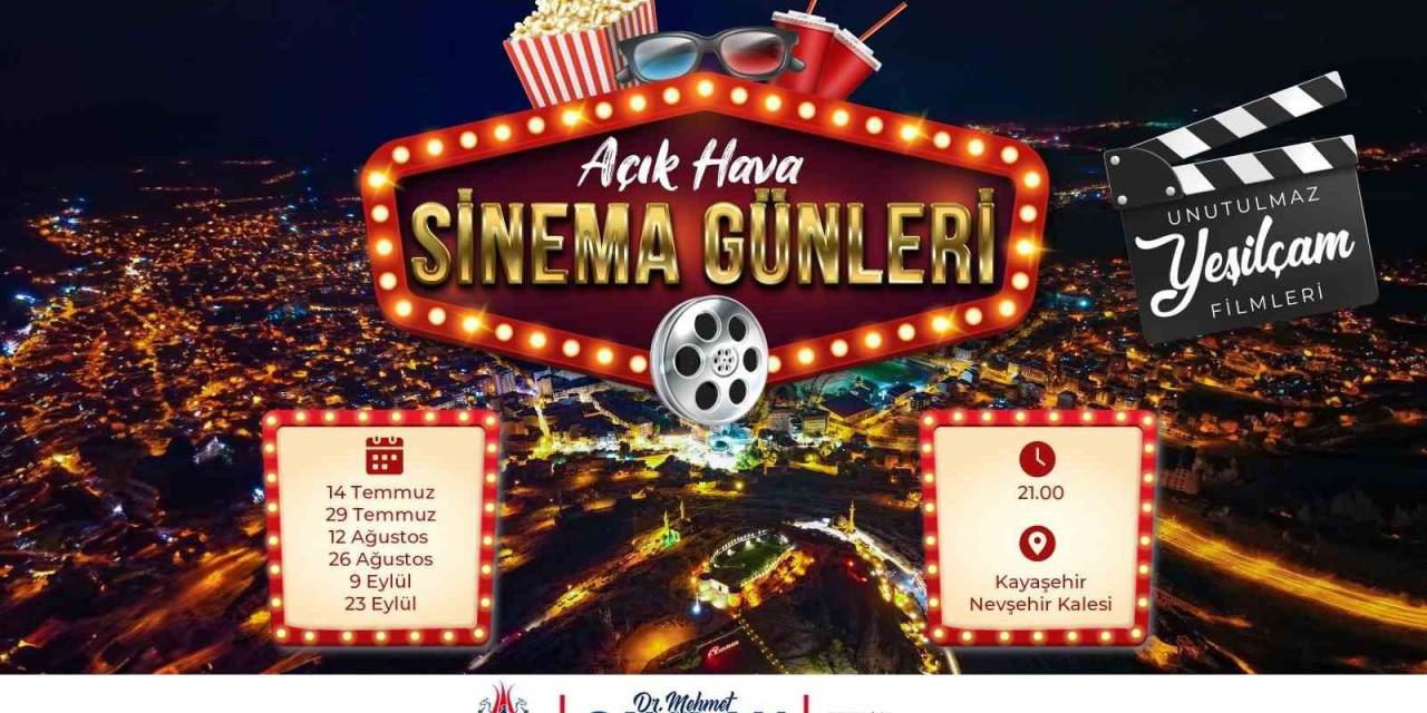 Nevşehir’de Açık Hava Sinema Günleri Başlıyor