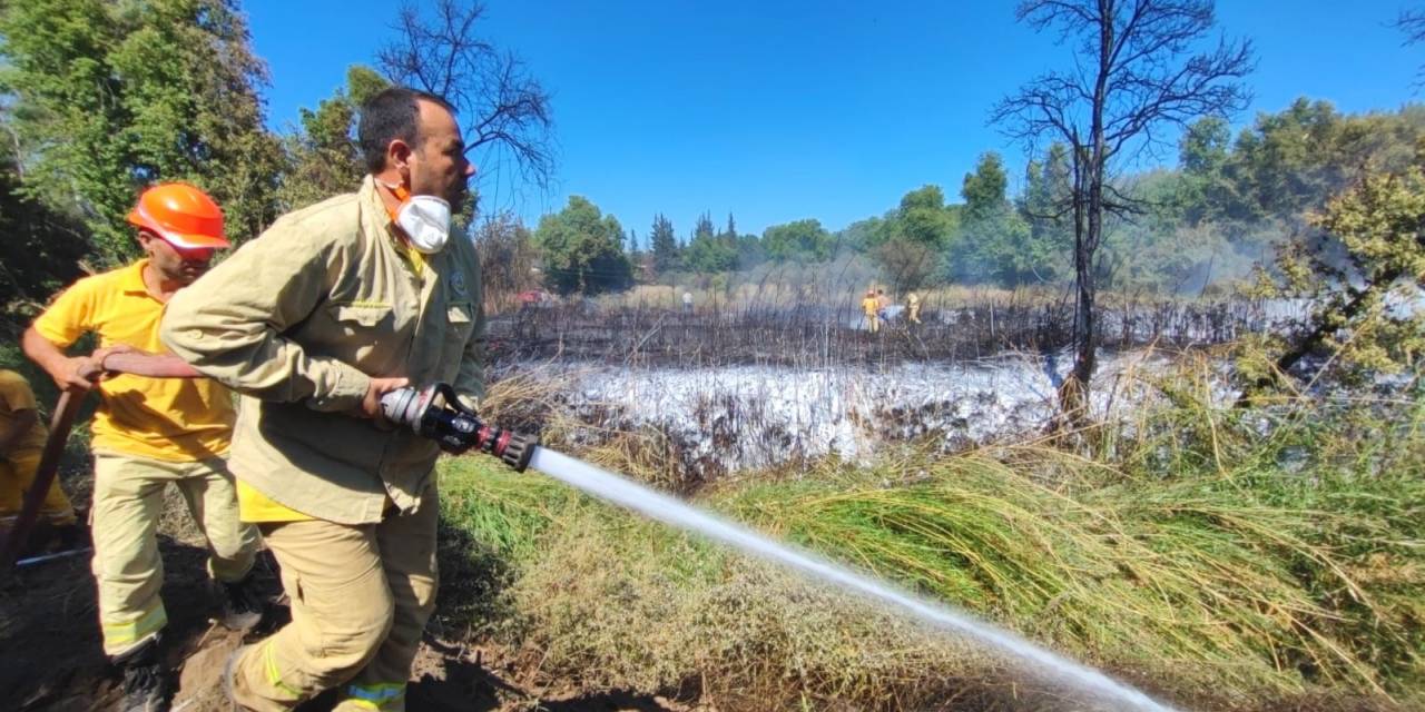 Marmaris’te Çıkan Yangın Söndürüldü