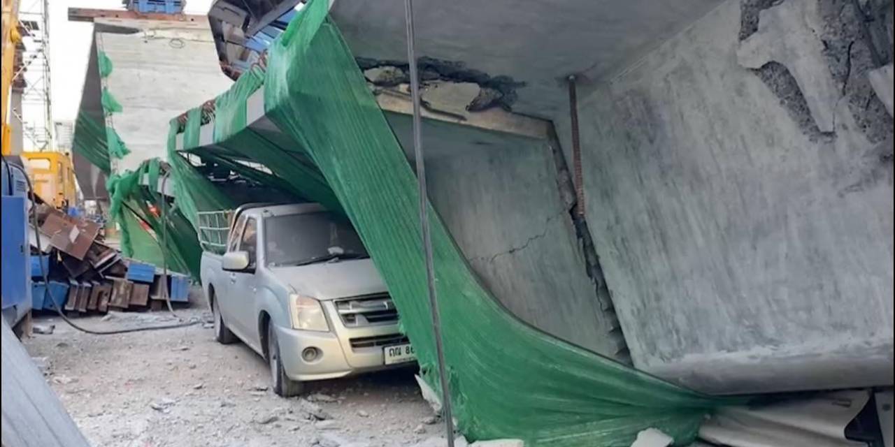 Tayland’da Üst Yol İnşaatı Çöktü: 2 Ölü, 13 Yaralı
