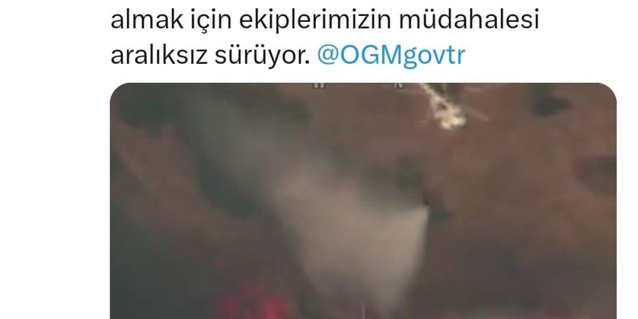 Bakan Yumaklı’dan İzmir’deki Yangınlarla İlgili Açıklama