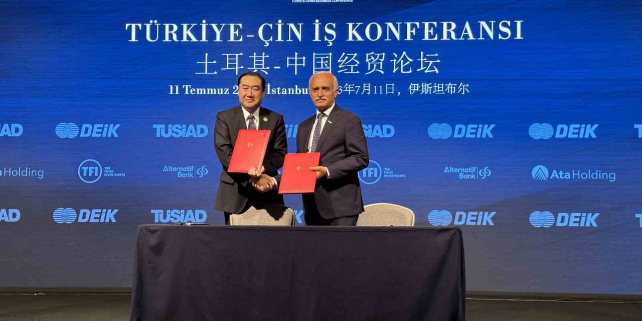Türkiye-çin İş Konferansı’nda İkili Ticaret Masaya Yatırıldı