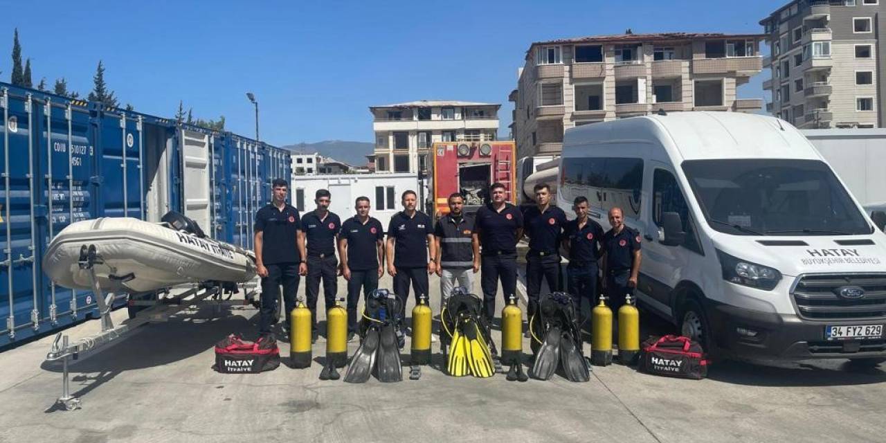 Hatay’da Su Altı Arama Kurtarma Ekipleri Göreve Hazır