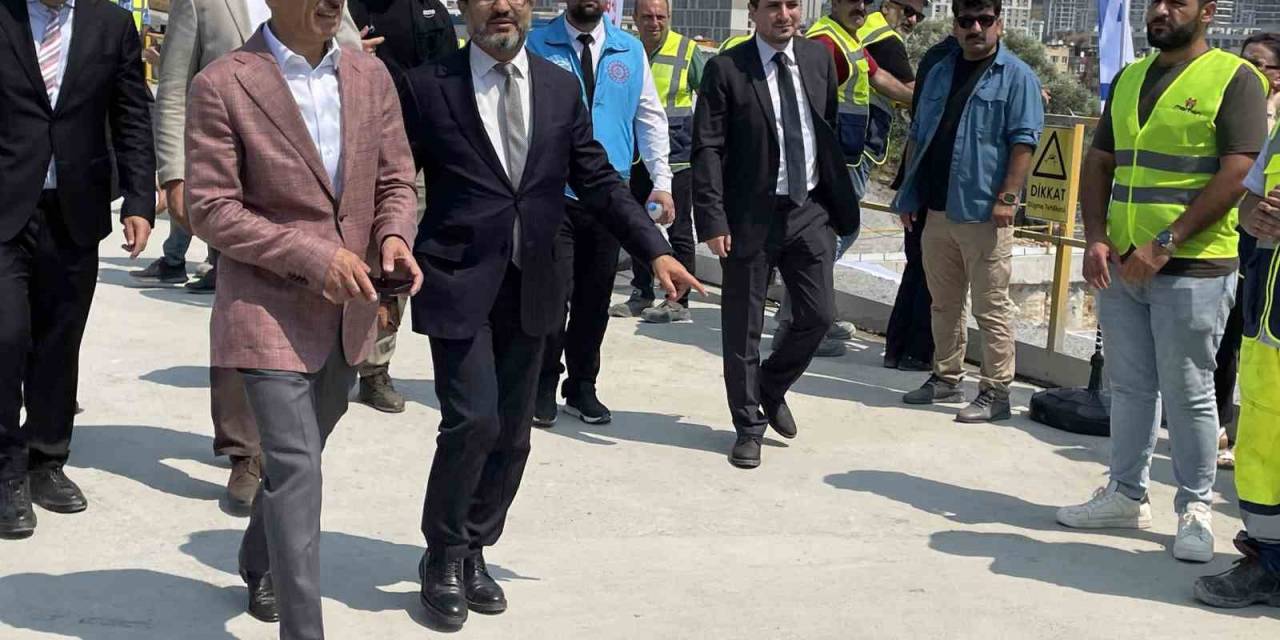 Halkalı-ıspartakule Hızlı Tren Tünel Açma Çalışmaları Düzenlenen Törenle Başlatıldı