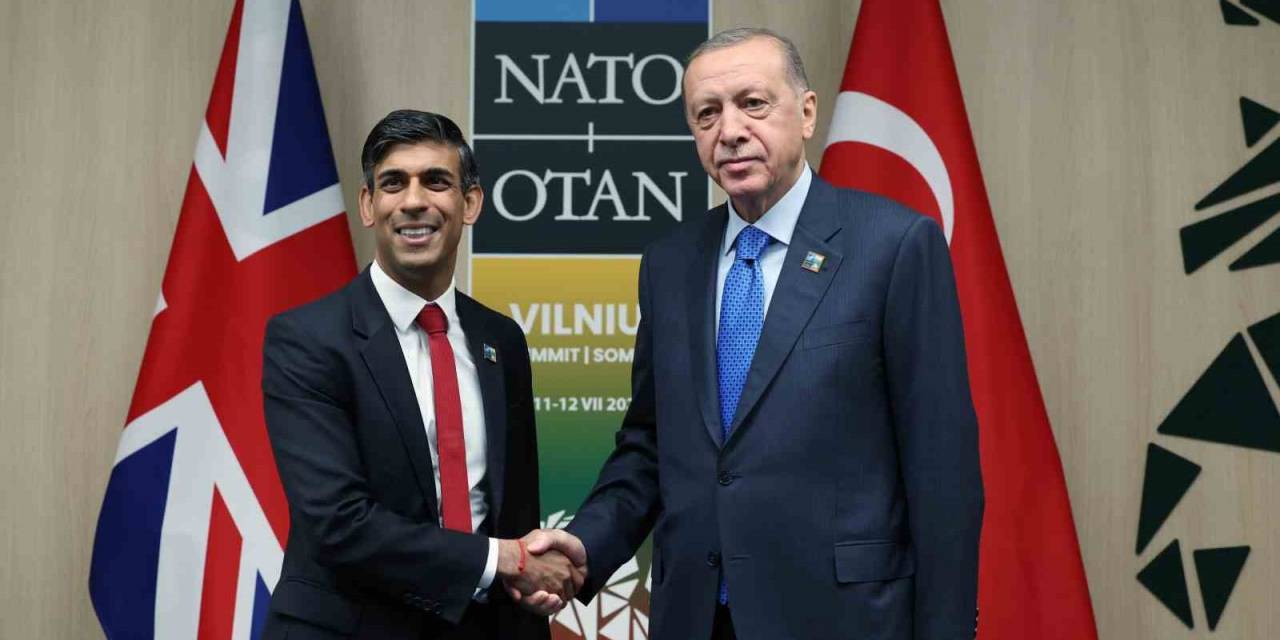 Cumhurbaşkanı Erdoğan, İngiltere Başbakanı Rishi Sunak İle Görüştü