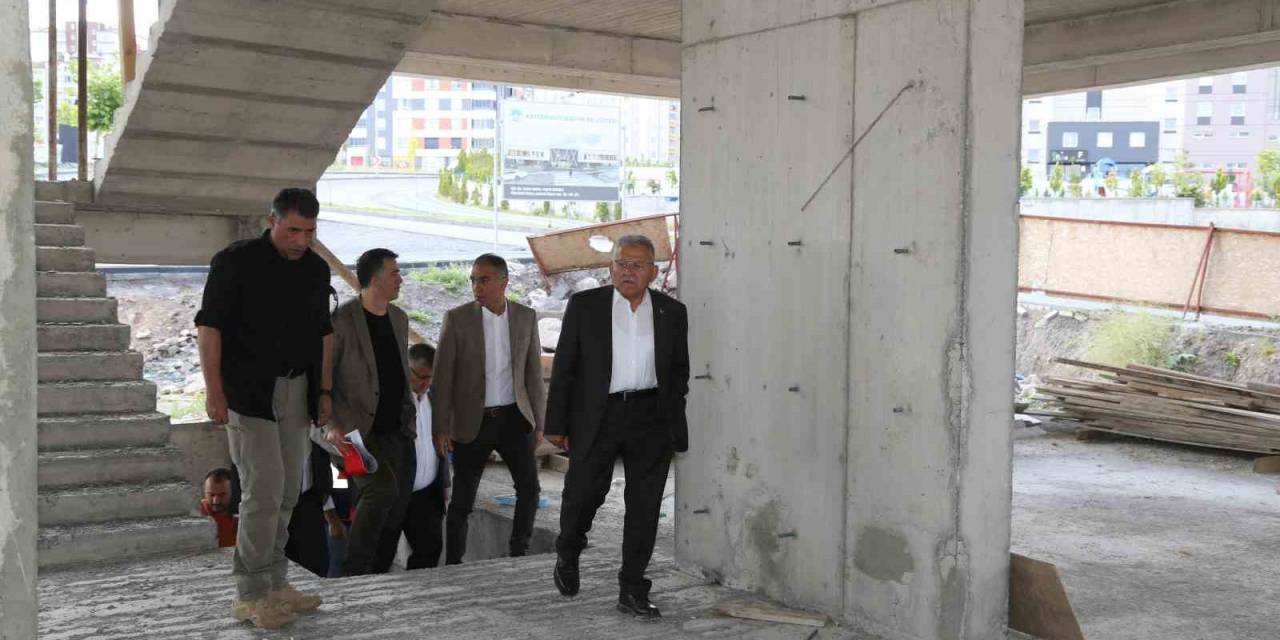 Başkan Büyükkılıç’tan İldem Ve Talas Sosyal Yaşam Merkezi Projelerine İnceleme