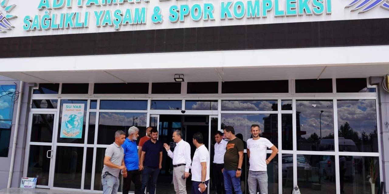 Sağlıklı Yaşam Ve Spor Kompleksinde Onarım Devam Ediyor