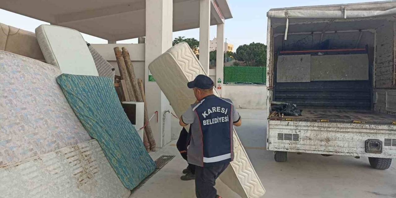 Karesi’de Tonlarca Atık Geri Dönüşüm İçin Toplandı