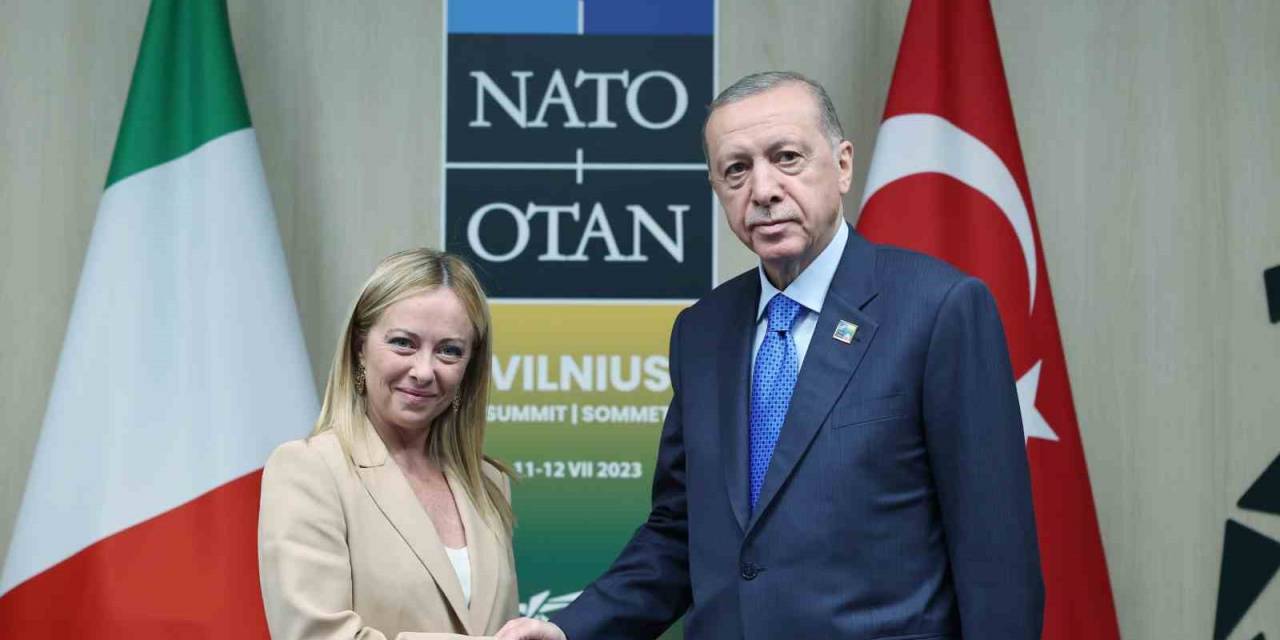 Cumhurbaşkanı Erdoğan, İtalya Başbakanı Meloni İle Görüştü