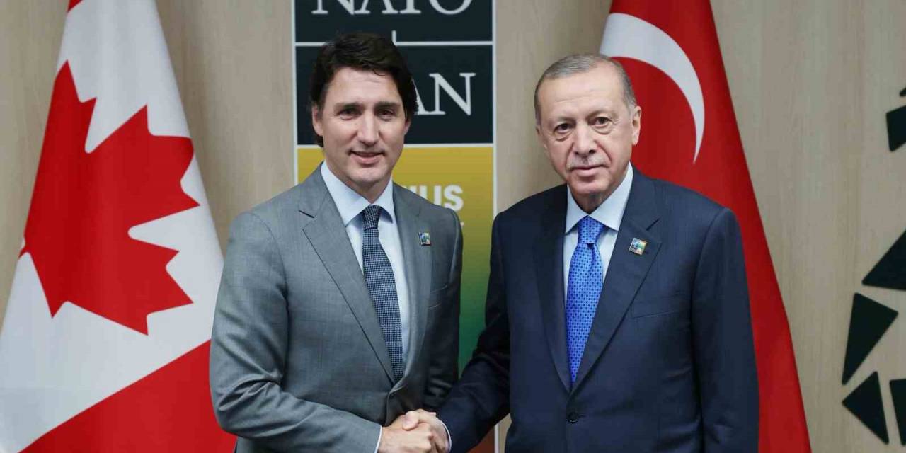 Cumhurbaşkanı Erdoğan, Kanada Başbakanı Trudeau İle Görüştü