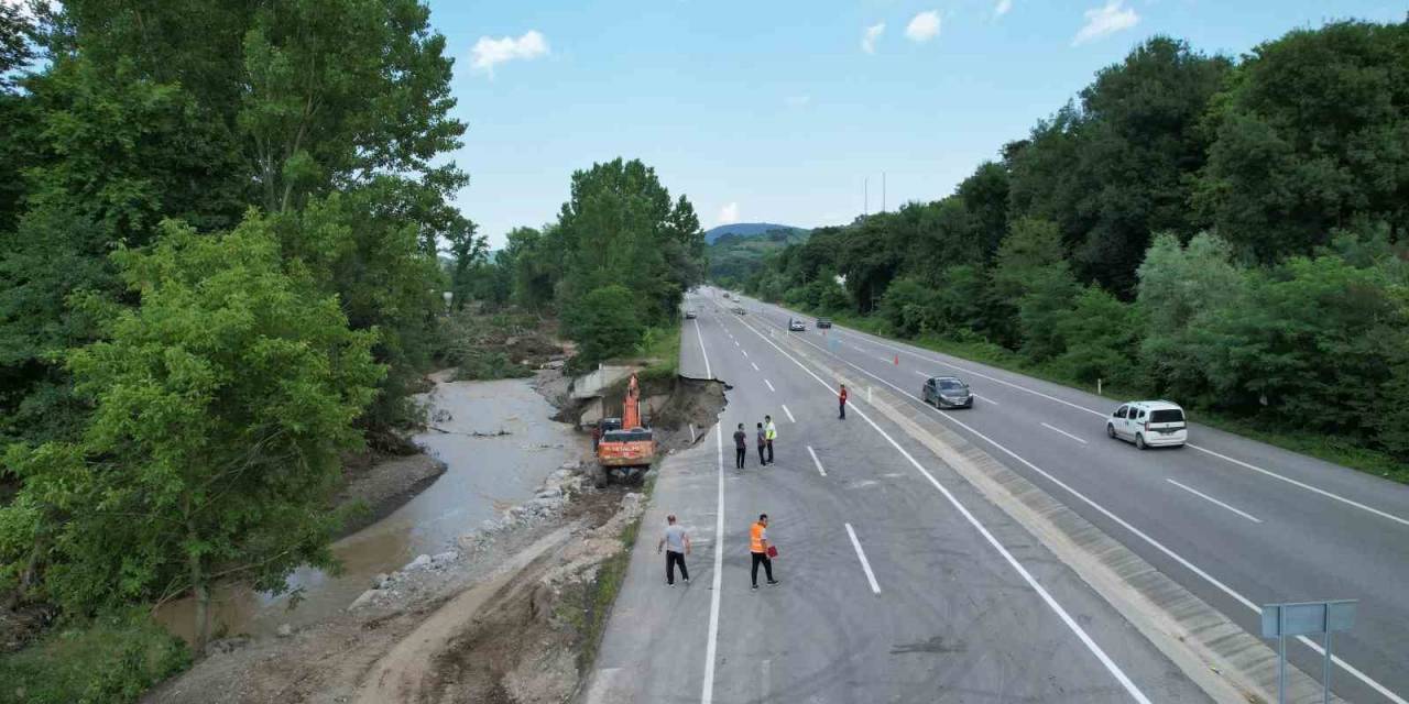 Selin Ardından Zonguldak-ankara Karayolunda Çalışmalar Başladı